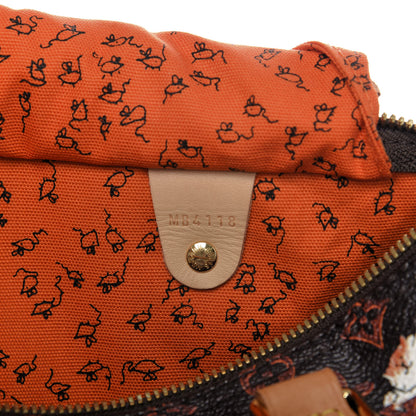 Louis Vuitton Catogram Speedy Bandouliere 30 Marron 6 of 12