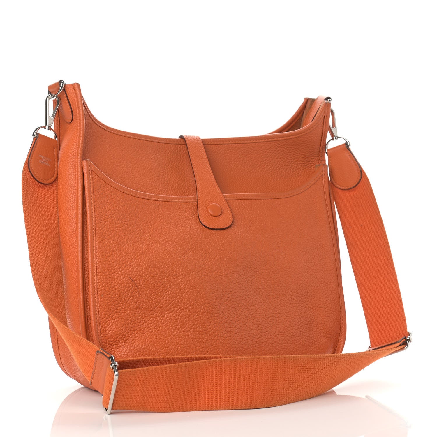 Hermes Taurillon Clemence Evelyne III PM Orange 2 of 19