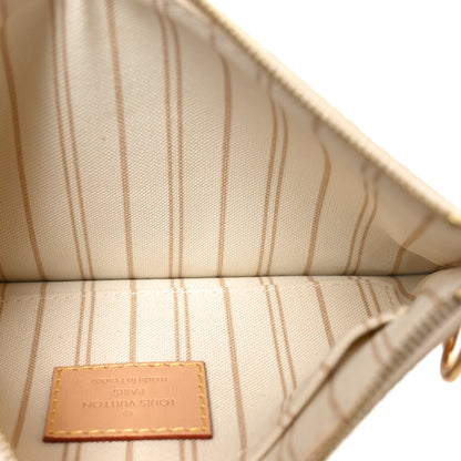 Louis Vuitton Damier Azur Neverfull PM Pochette 5 of 6
