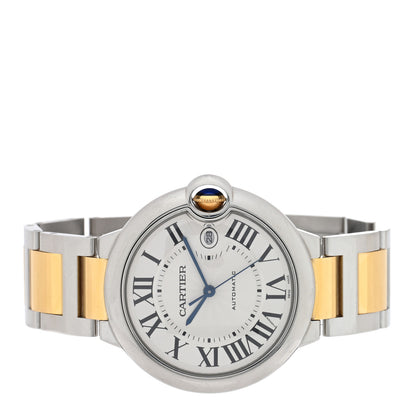 Cartier Stainless Steel 18K Yellow Gold 42mm Ballon Bleu De Cartier Automatic Watch 2 of 4