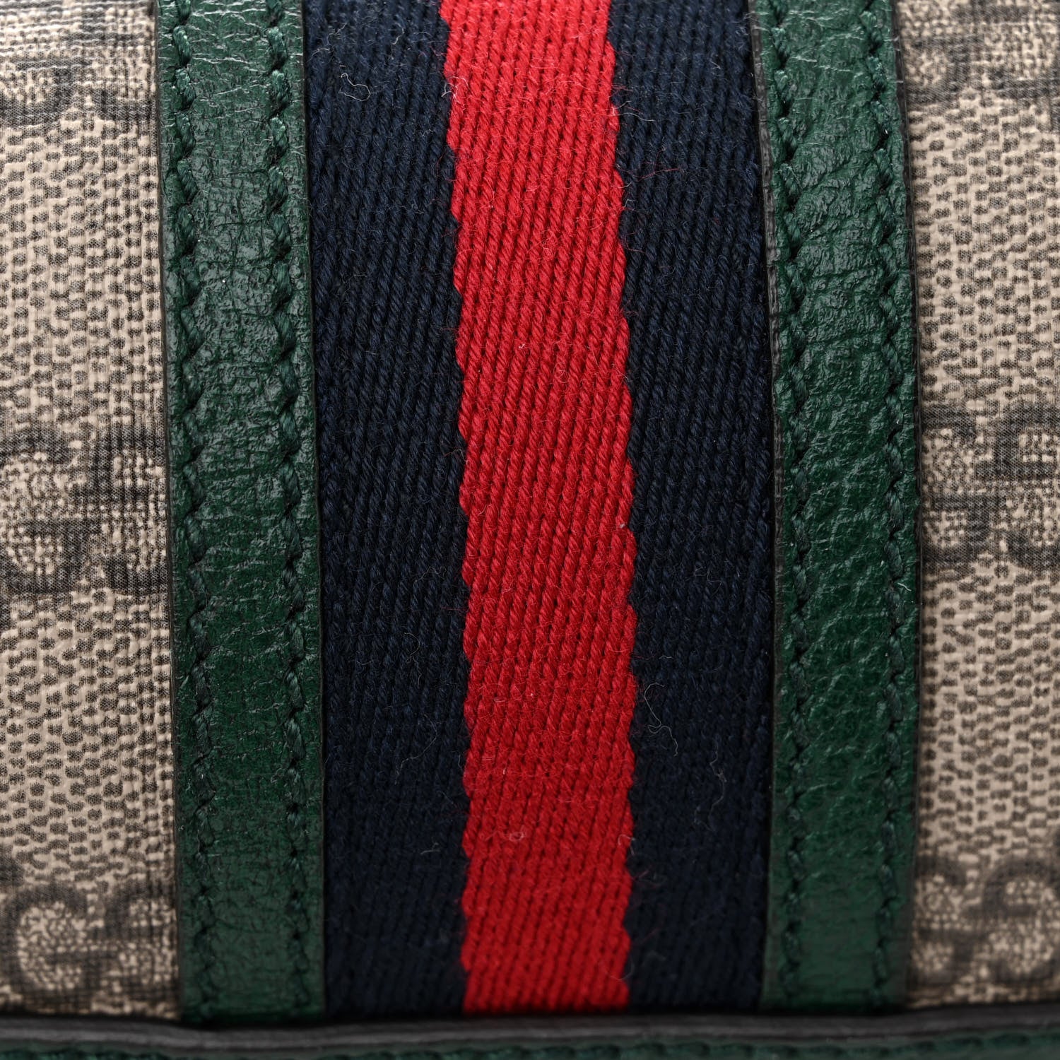 Gucci Soft GG Supreme Monogram Neo VintageWeb Skull Medium Duffle Bag Beige New Acero Green 15 of 20