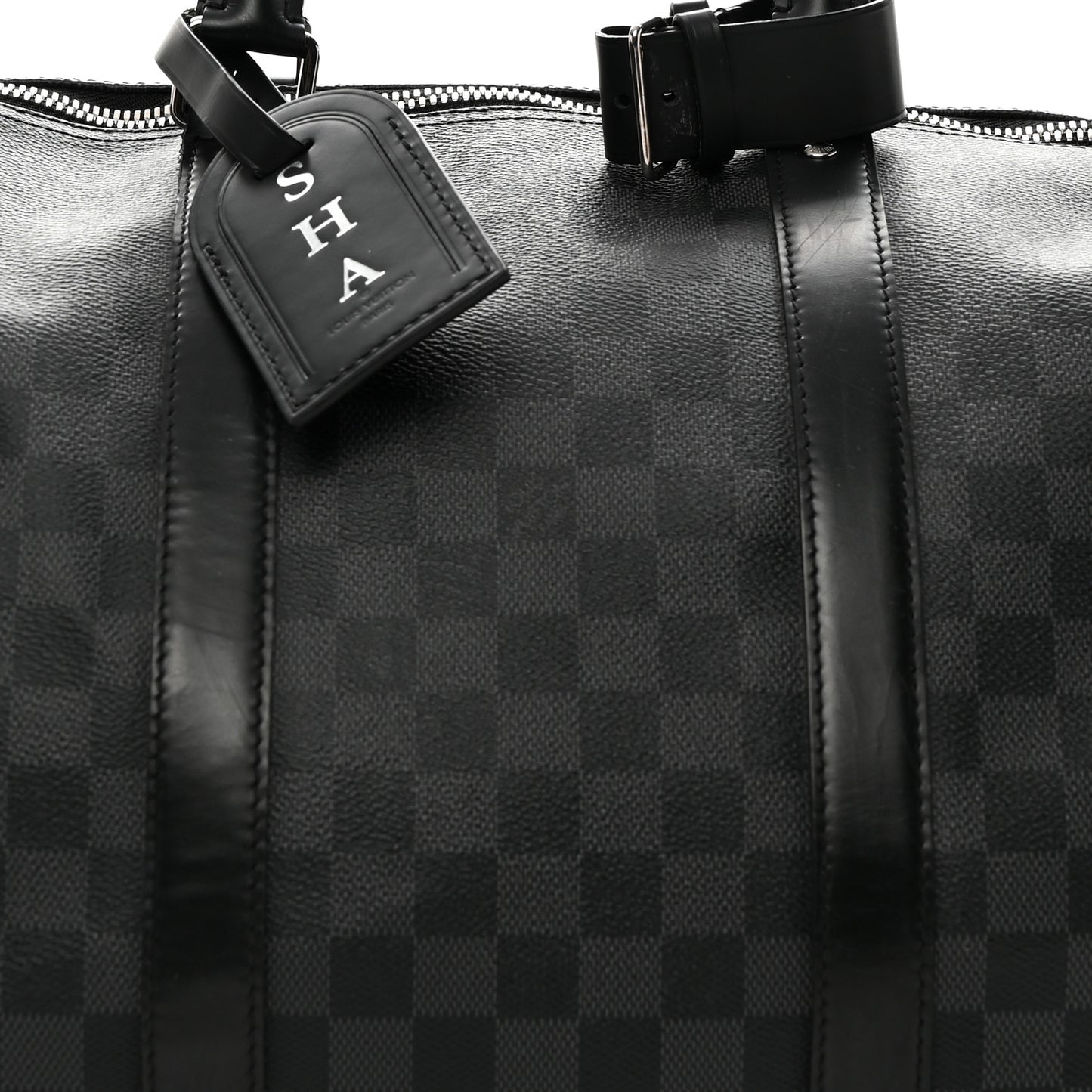 Damier Graphite Keepall Bandouliere 55