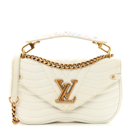Louis Vuitton Calfskin New Wave Chain PM White 1 of 16