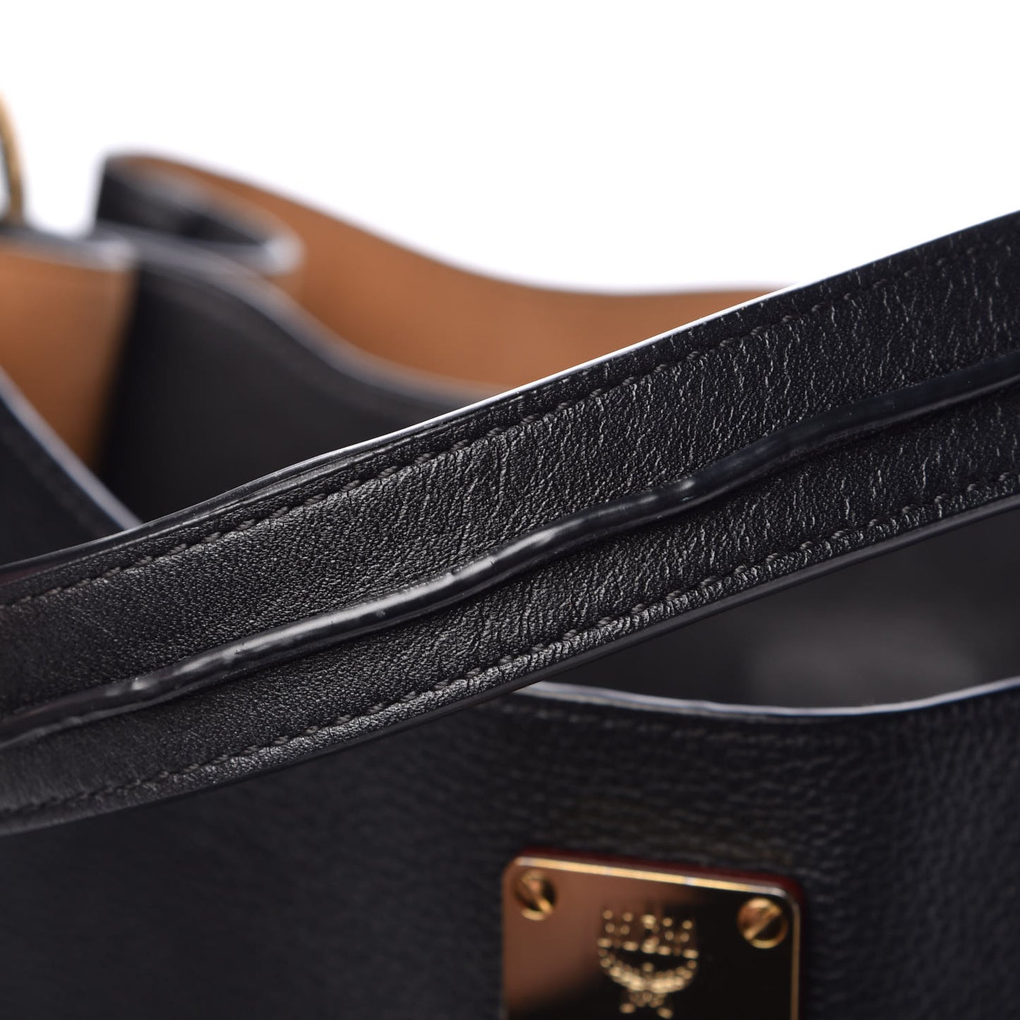 Grained Calfskin Large Milla Hobo Black