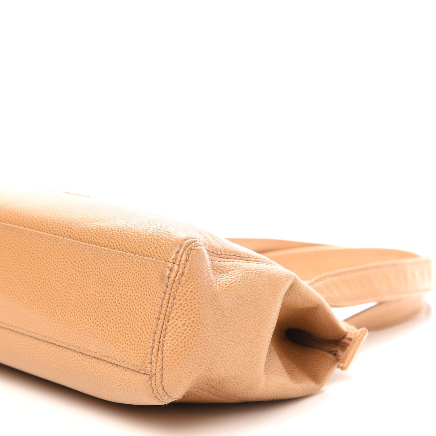 Caviar CC Shoulder Bag Beige