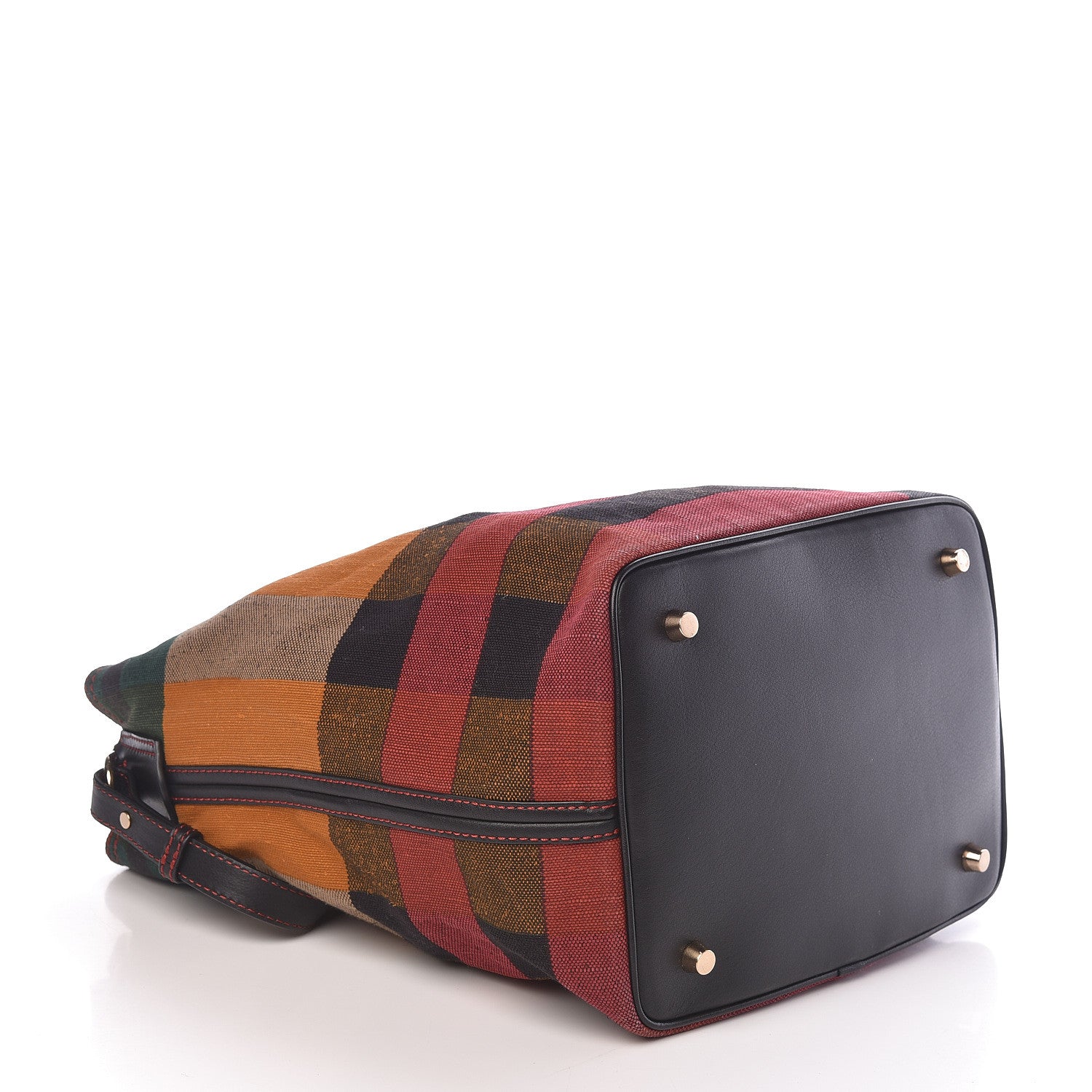 Burberry Canvas Mega Check Medium Ashby Hobo Multicolor 5 of 10