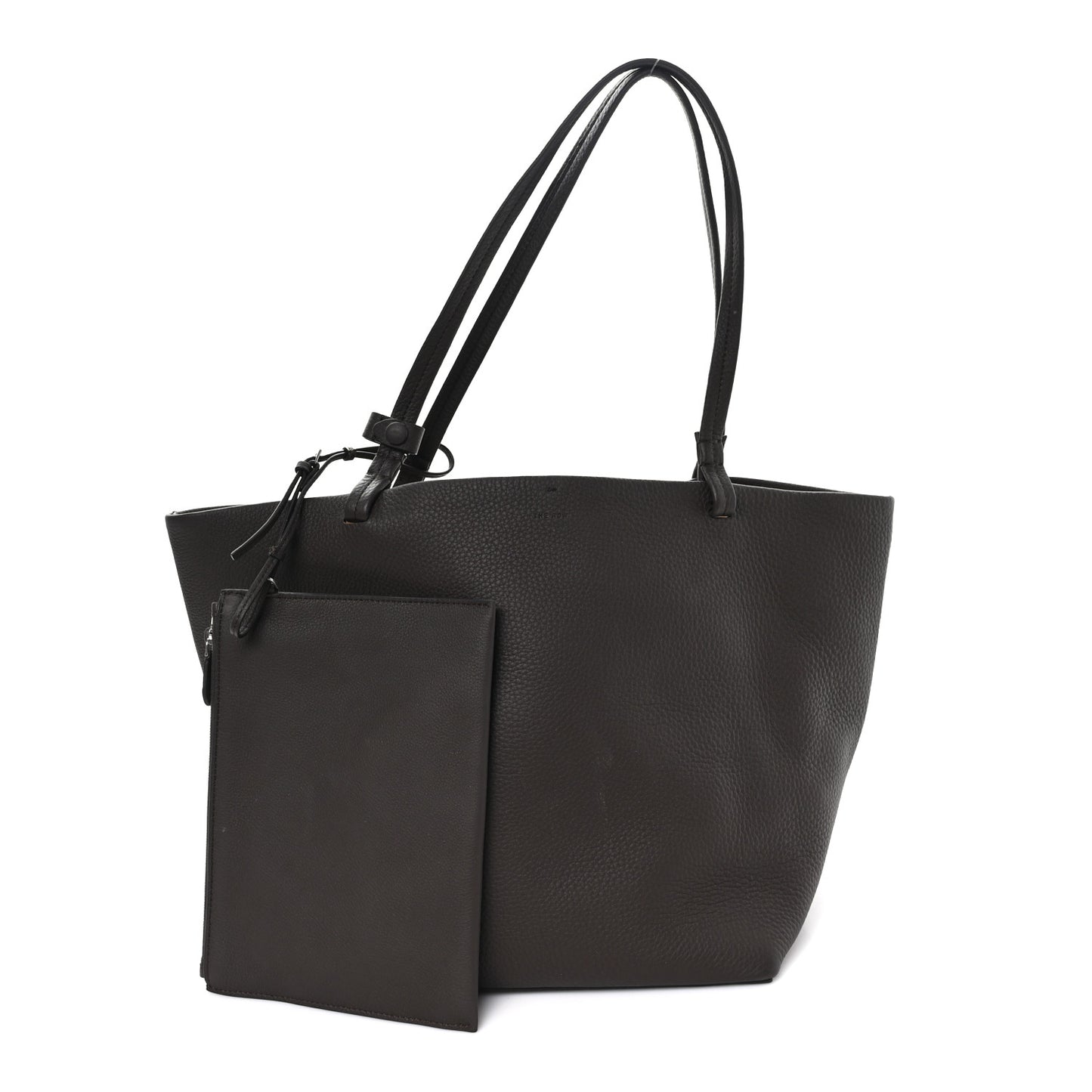 Grained Calfskin Park Tote Three Acajou Deep Brown