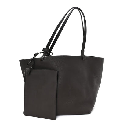 The Row Grained Calfskin Park Tote Three Acajou Deep Brown 3 of 10