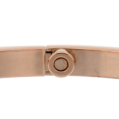 Cartier 18K Pink Gold Diamond Small LOVE Paved Bracelet 17 4 of 5