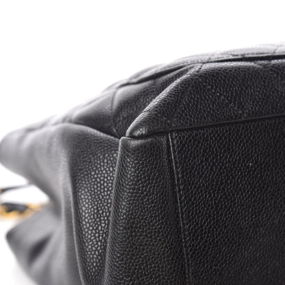 Chanel Caviar Quilted Grand Shopping Tote GST Black 14 of 15