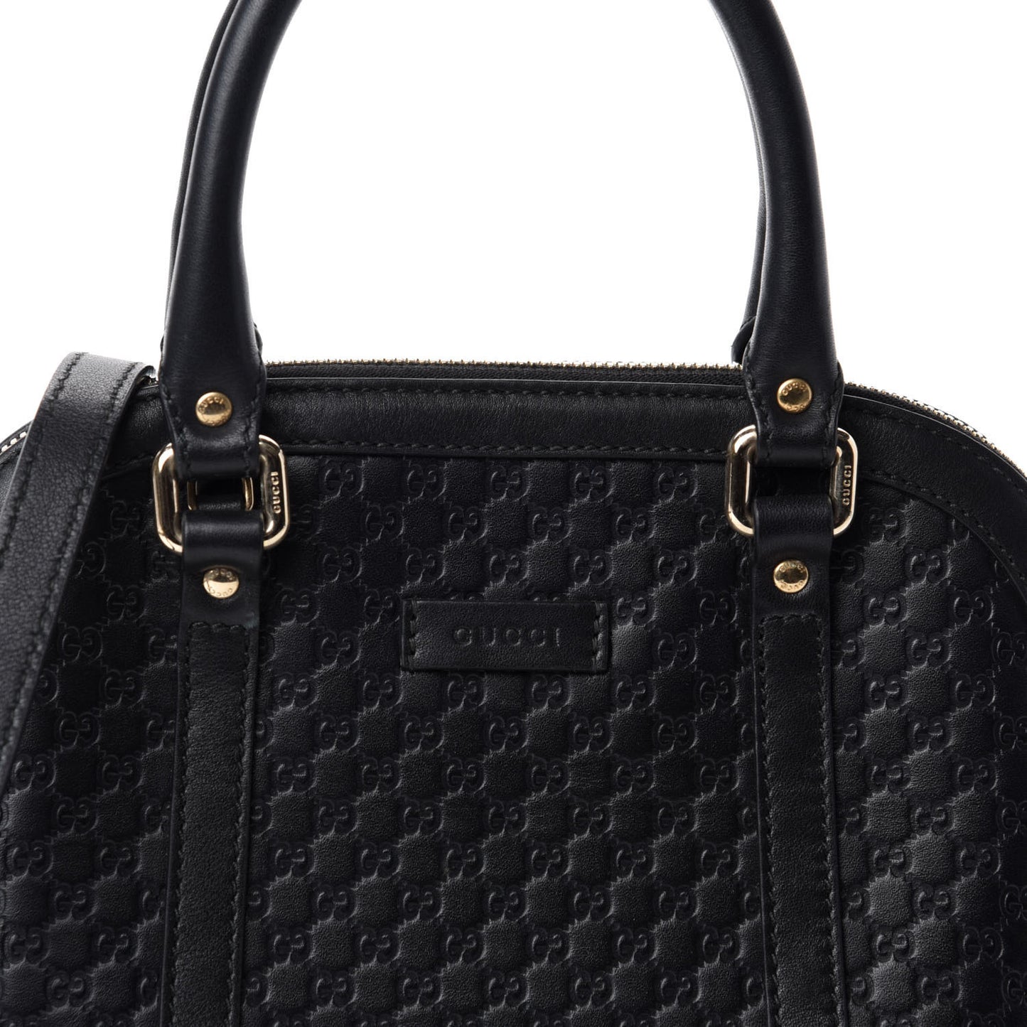 Microguccissima Mini Dome Bag Black