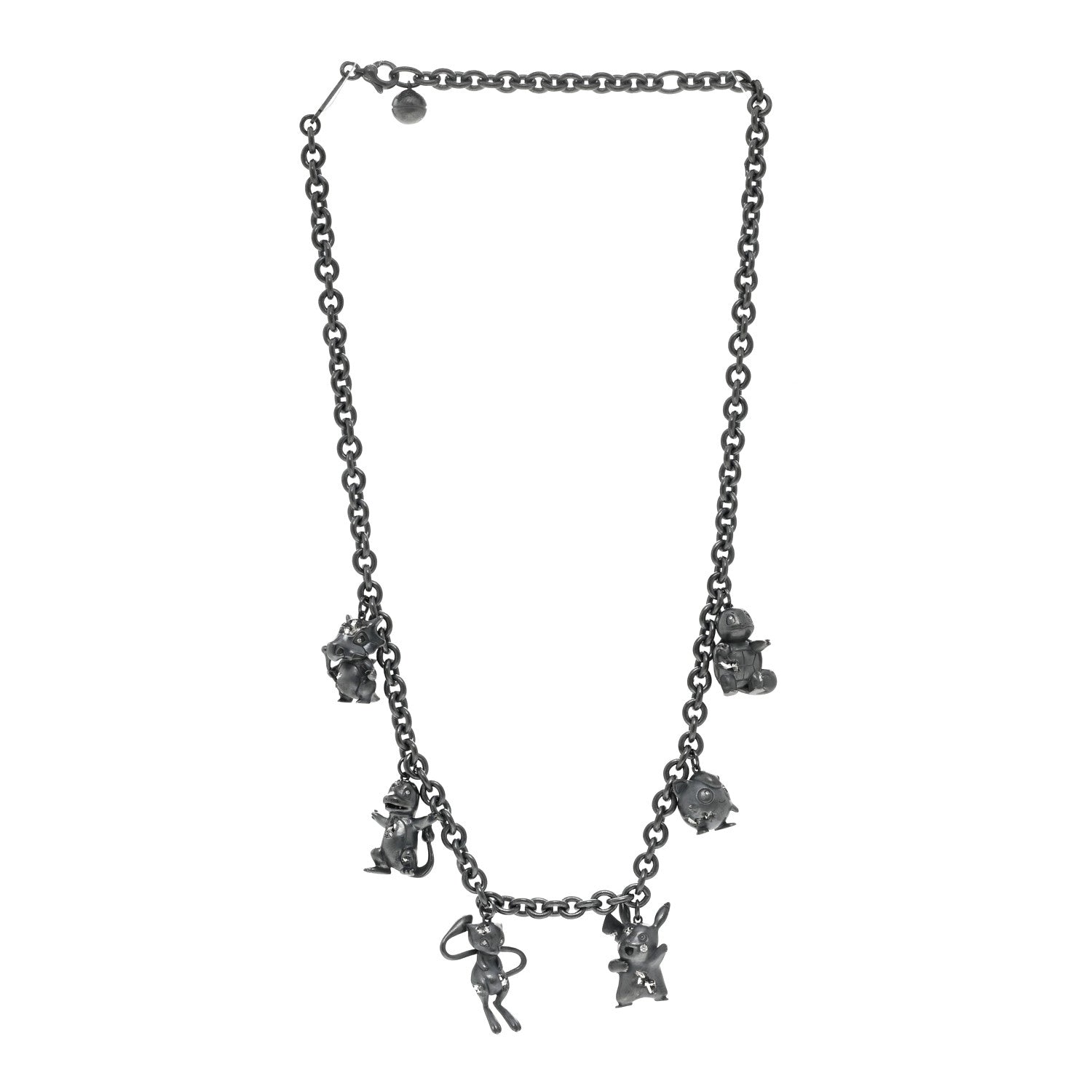Tiffany X ARSHAM STUDIOS X POKEMON Sterling Silver Diamond Station Necklace 3 of 7