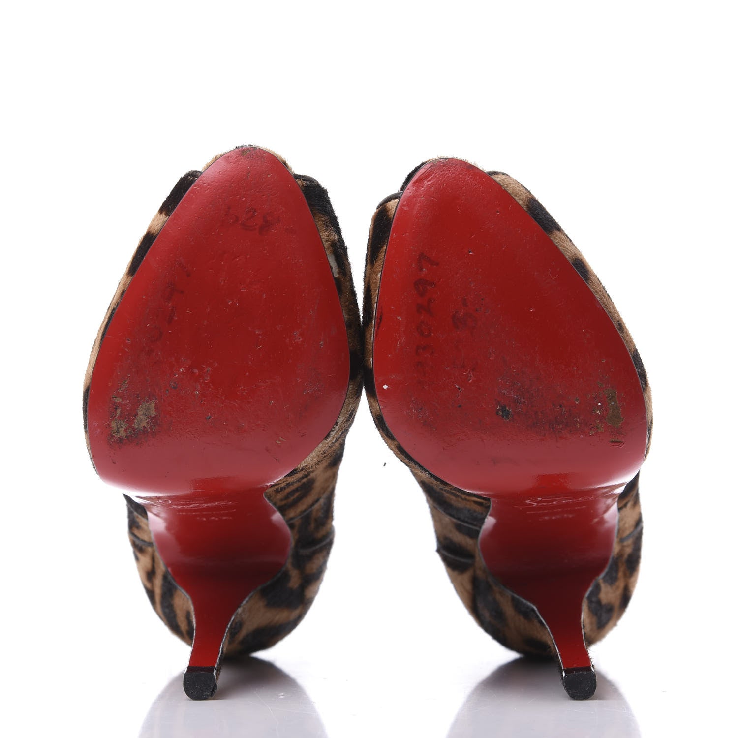Christian Louboutin Pony Hair Luxor Lady Derby 120 Pump 36.5 Leopard 7 of 11