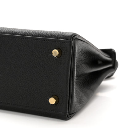 Hermes Togo Kelly Retourne 25 Black 10 of 11