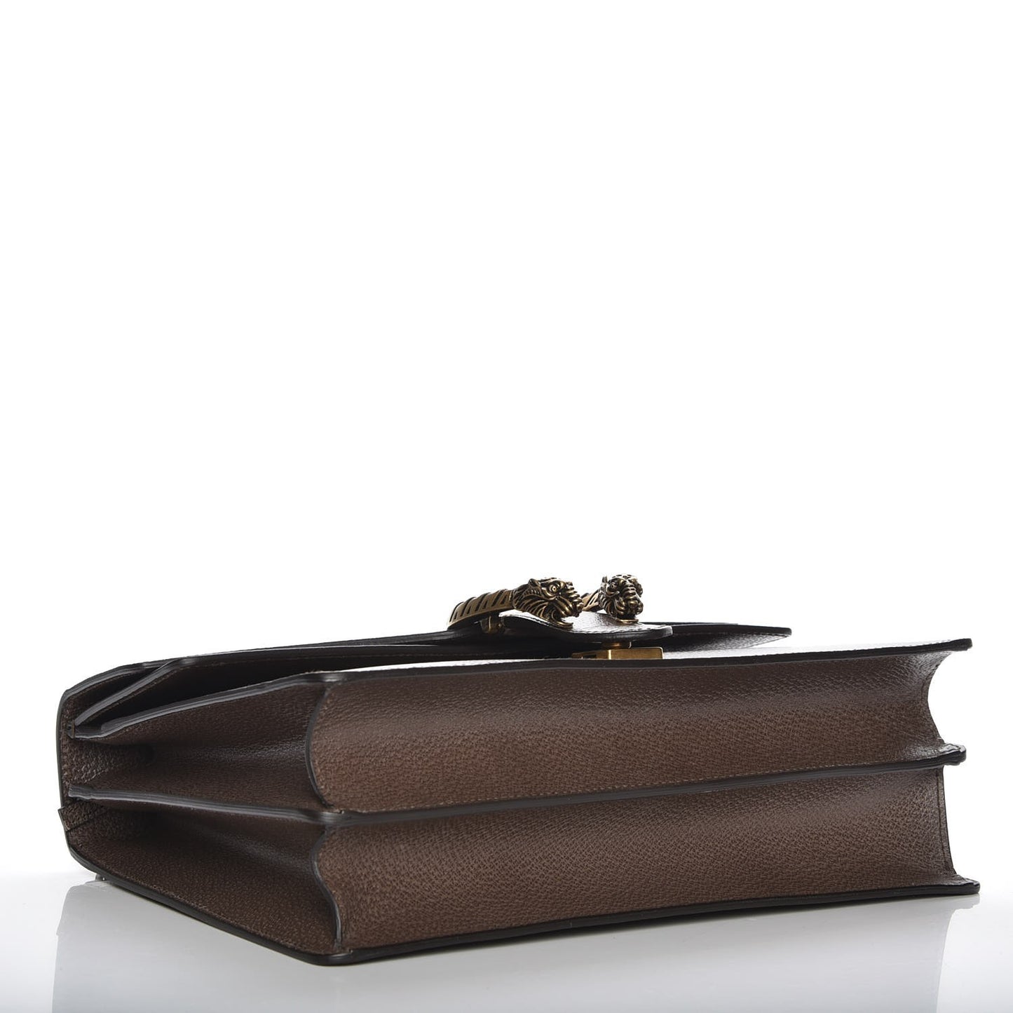 Textured Calfskin Web Medium Dionysus Shoulder Bag New Acero