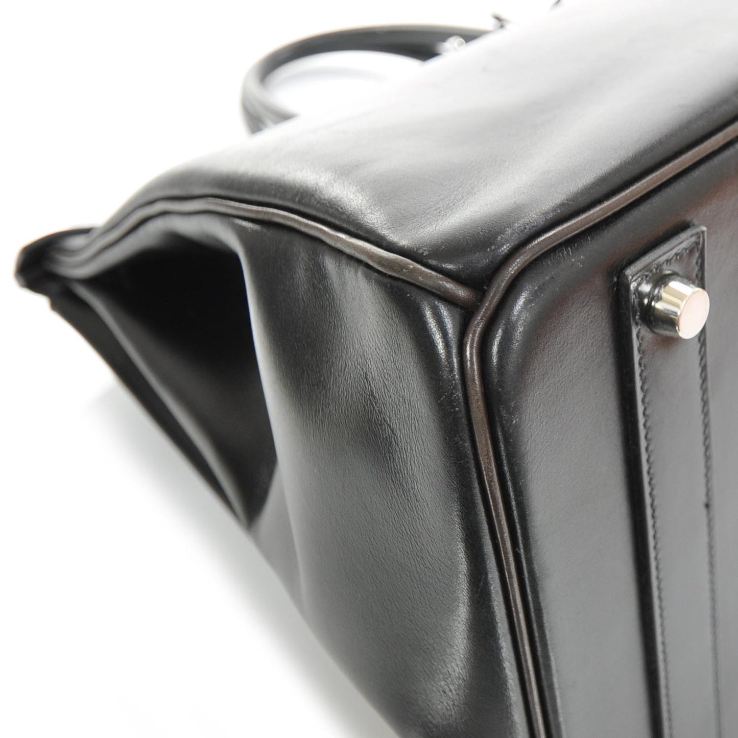 Box Calfskin Birkin 40 Black SHW