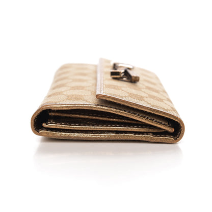Gucci Monogram Princy Continental Wallet Gold 7 of 8