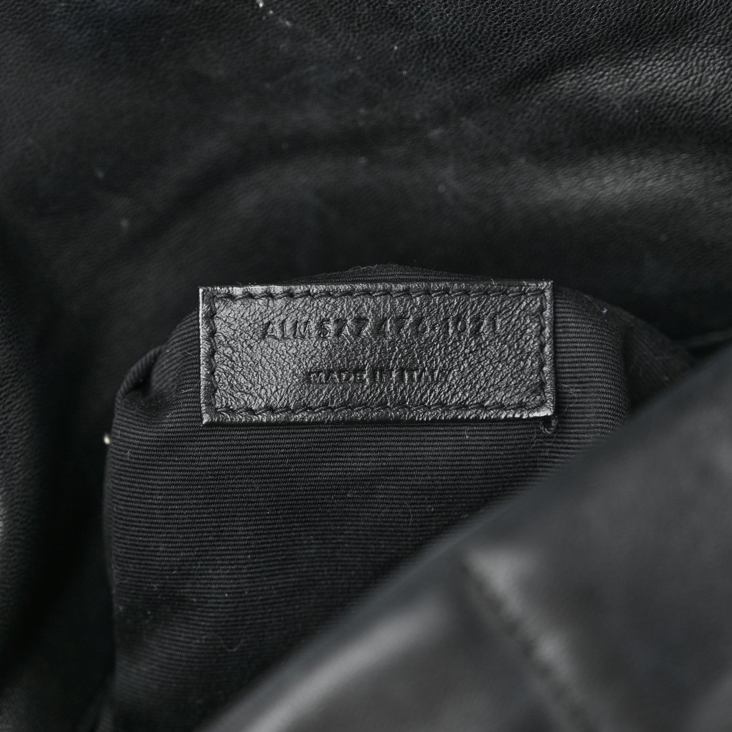 Saint Laurent Lambskin Quilted Monogram Monochrome Medium Loulou Puffer Chain Satchel Black 7 of 17