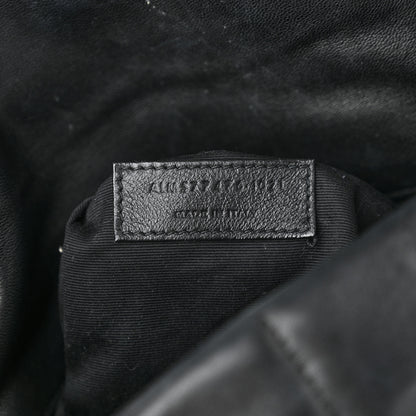 Saint Laurent Lambskin Quilted Monogram Monochrome Medium Loulou Puffer Chain Satchel Black 7 of 17