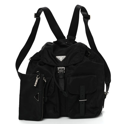 Prada Re-Nylon Saffiano Medium Backpack Black 3 of 10
