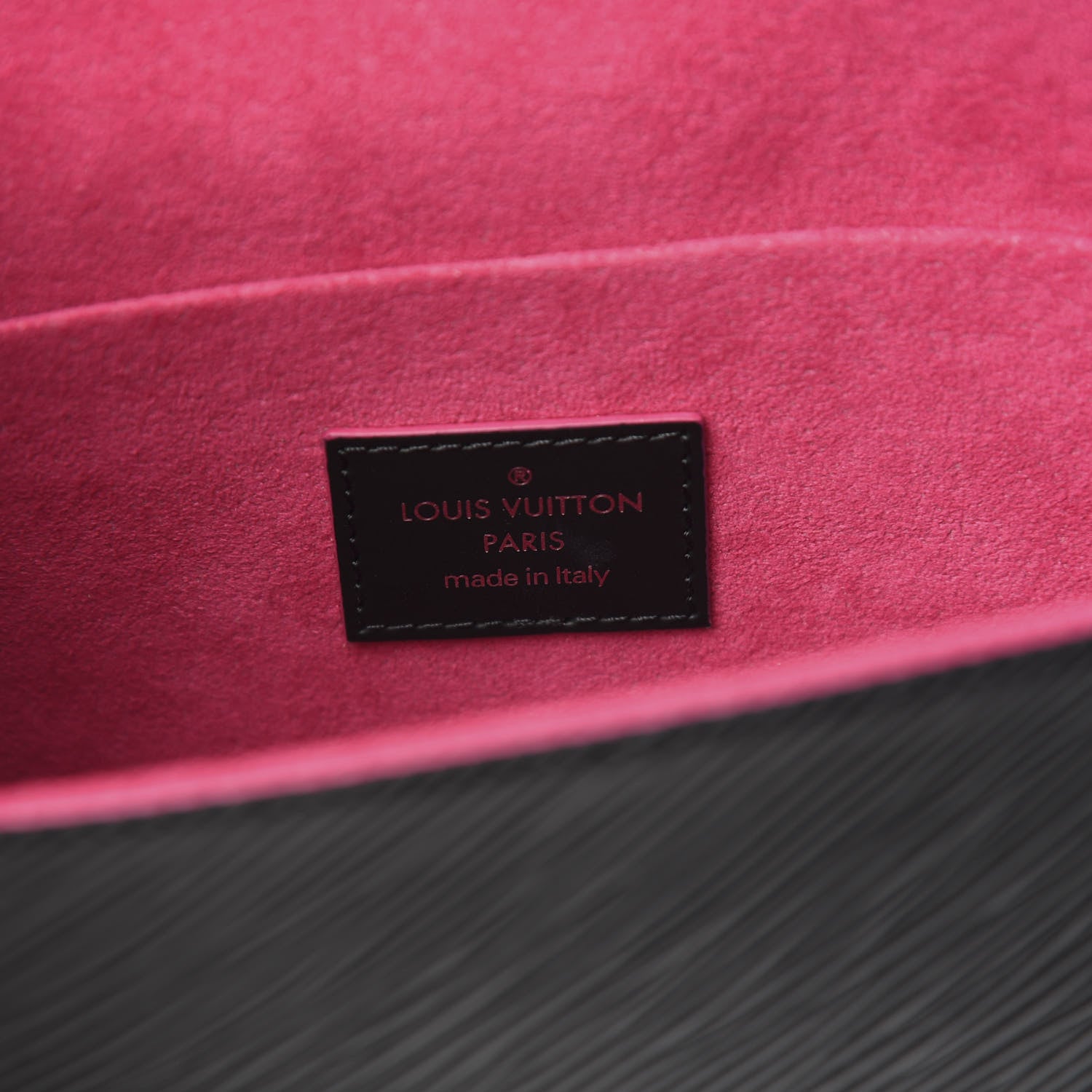 Louis Vuitton Epi Pochette Felicie Black Hot Pink 6 of 10