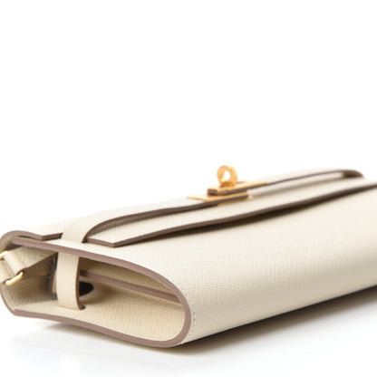 Hermes Epsom Kelly Wallet To Go Craie 6 of 11