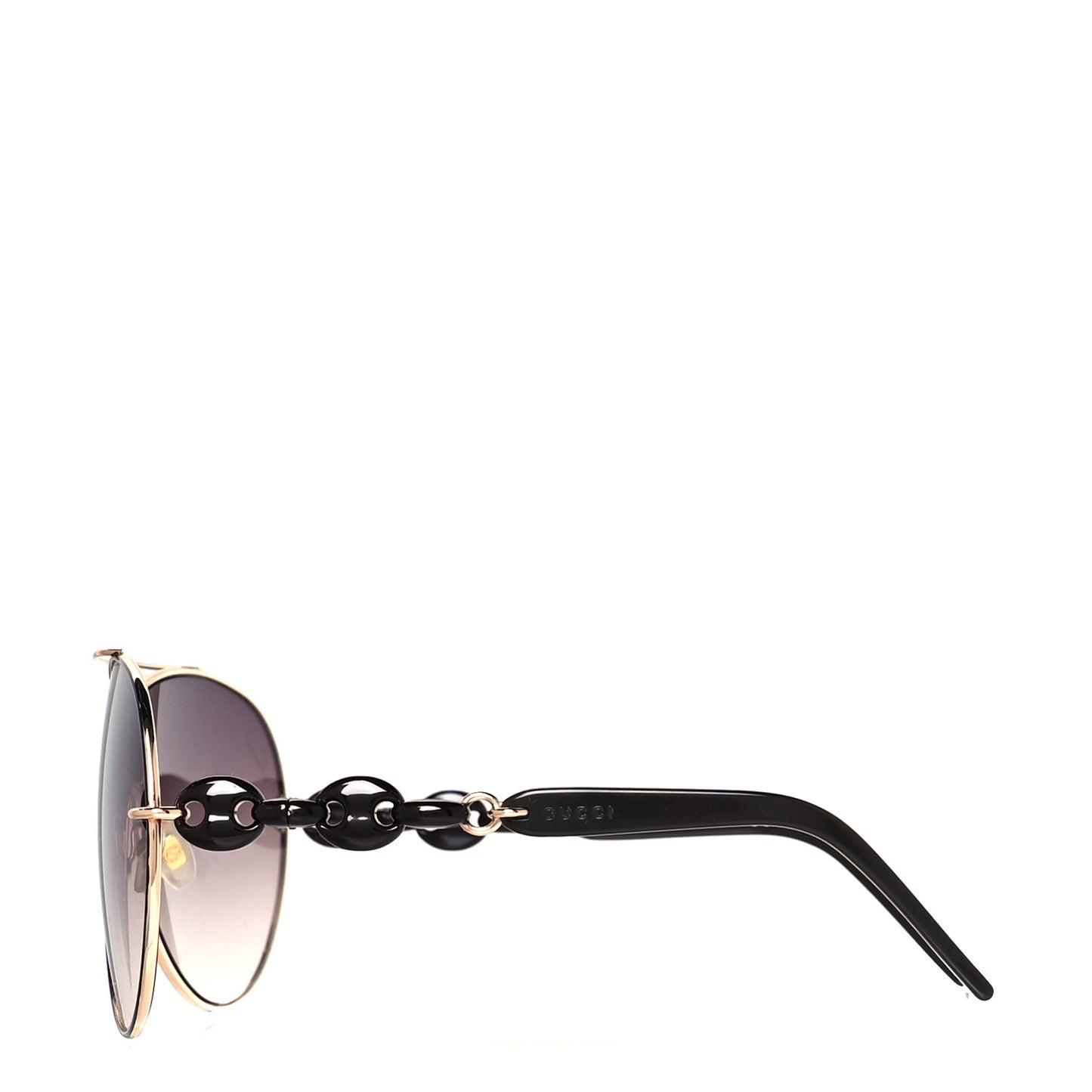 Marina Chain Aviator Sunglasses GG 4225/S Gold Black