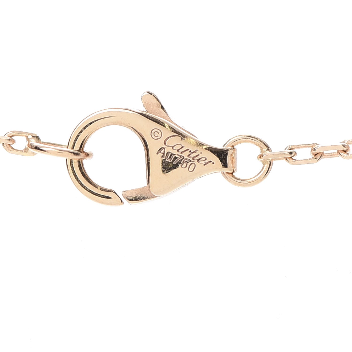 Cartier 18K Pink Gold Diamond Juste Un Clou Pendant Necklace 5 of 5
