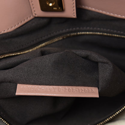 Fendi Vitello Glacier Small FF Tote Rosa Bourbon 5 of 10