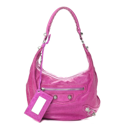 Balenciaga Agneau Giant 21 Silver Hardware Hobo Magenta 1 of 12
