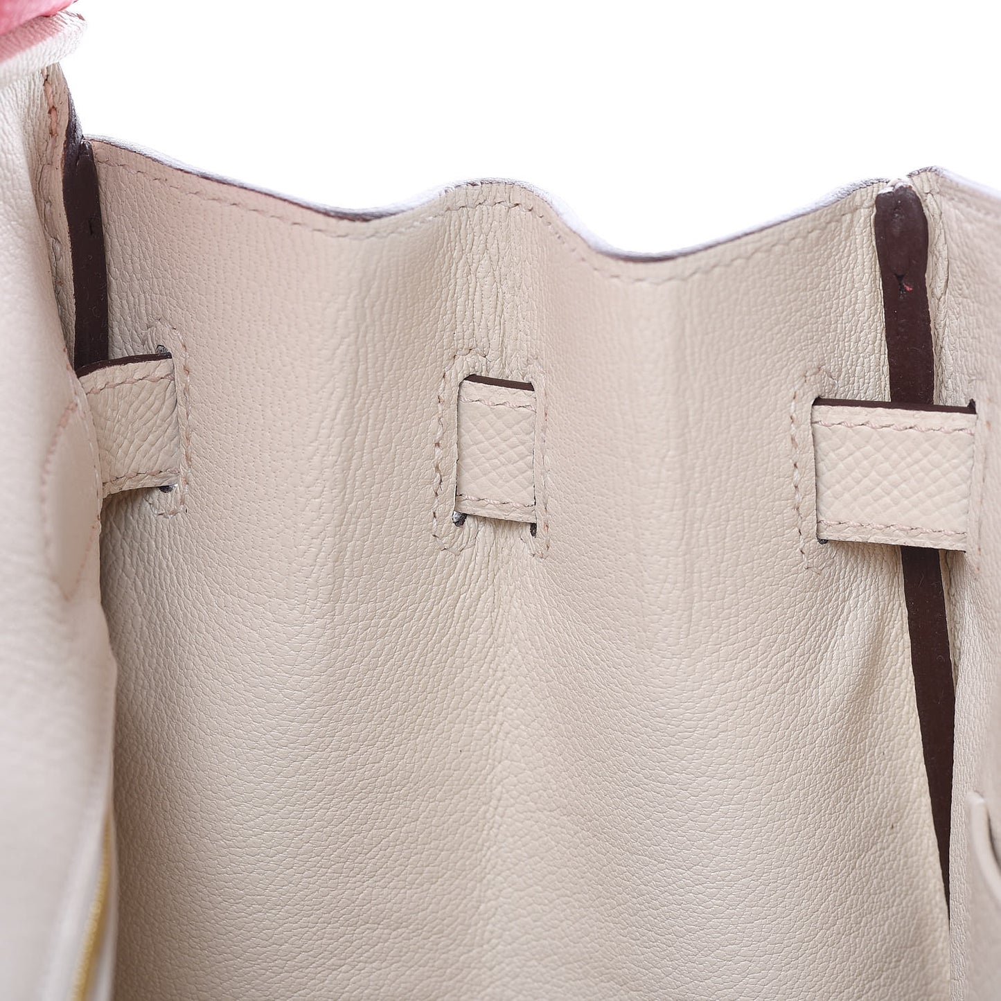Epsom Horseshoe Birkin 30 Rose Azalee Craie