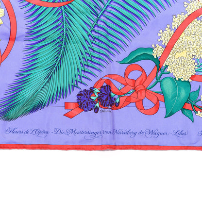 Hermes Silk Fleurs De L'Opera Scarf 90 3 of 4