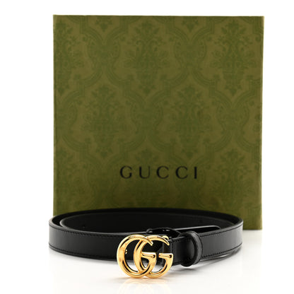 Gucci Calfskin Double G 20mm Belt 85 34 Black 8 of 8
