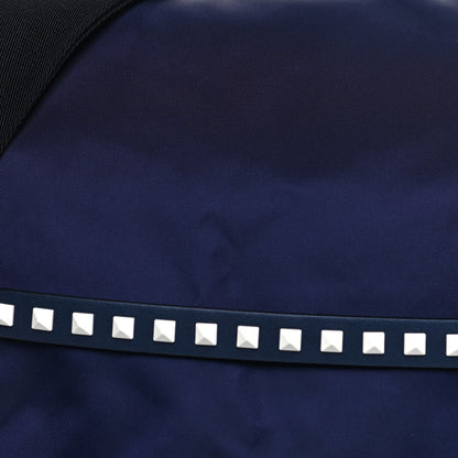 Valentino Garavani Nylon Free Rockstud Messenger Bag Marine 7 of 11