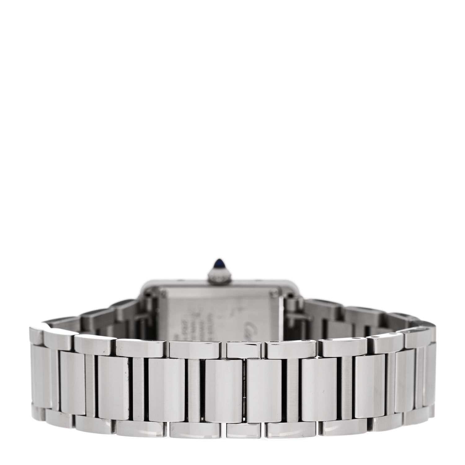 Cartier Stainless Steel 22mm Tank Must Quartz Watch 3 of 5
