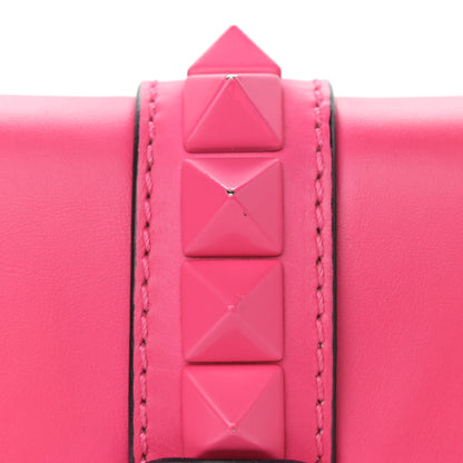 Valentino Garavani Vitello Small Glam Lock Rockstud Flap Pop Fuxia 11 of 11