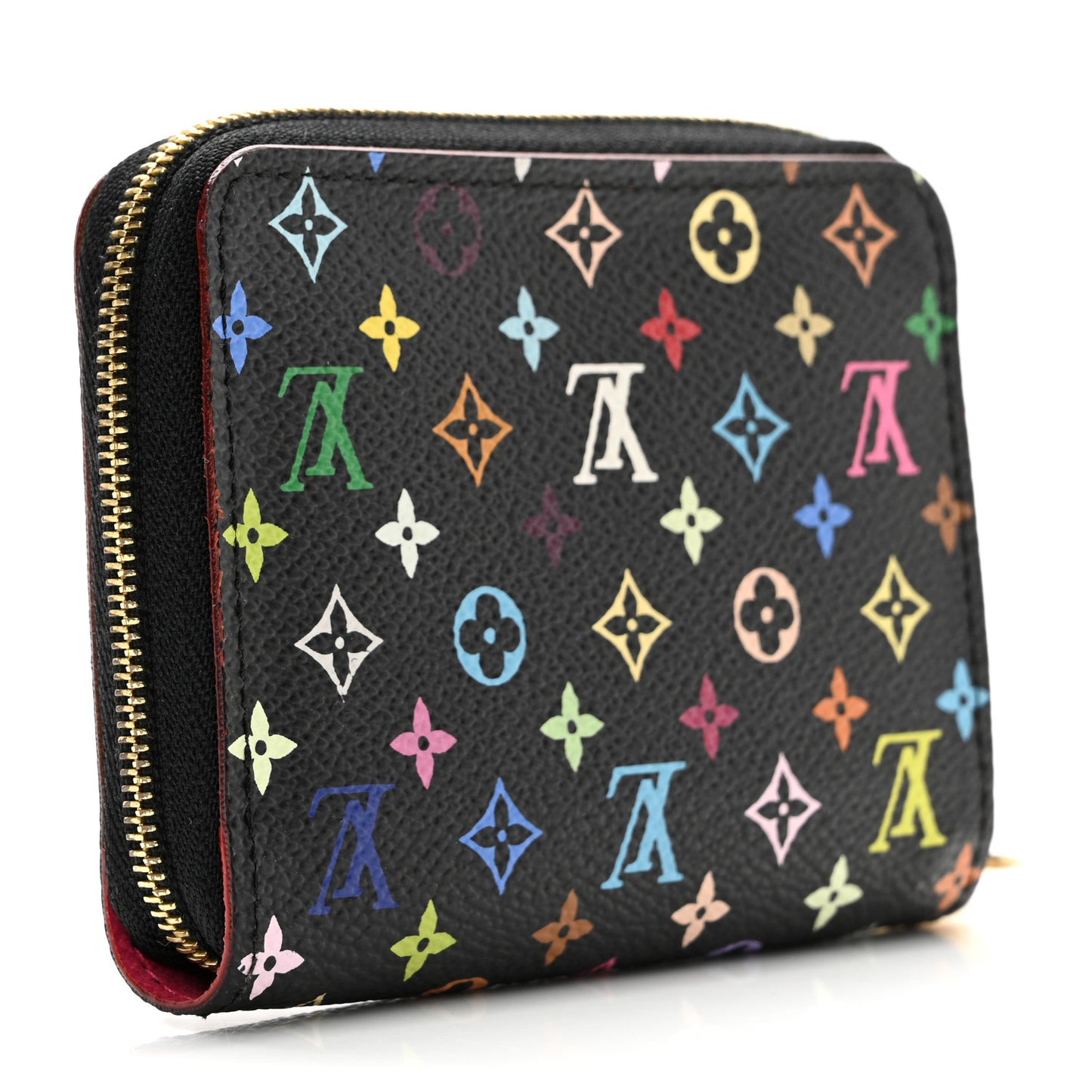 Monogram Multicolor Zippy Coin Purse Black Grenade