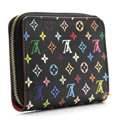Louis Vuitton Monogram Multicolor Zippy Coin Purse Black Grenade 3 of 6