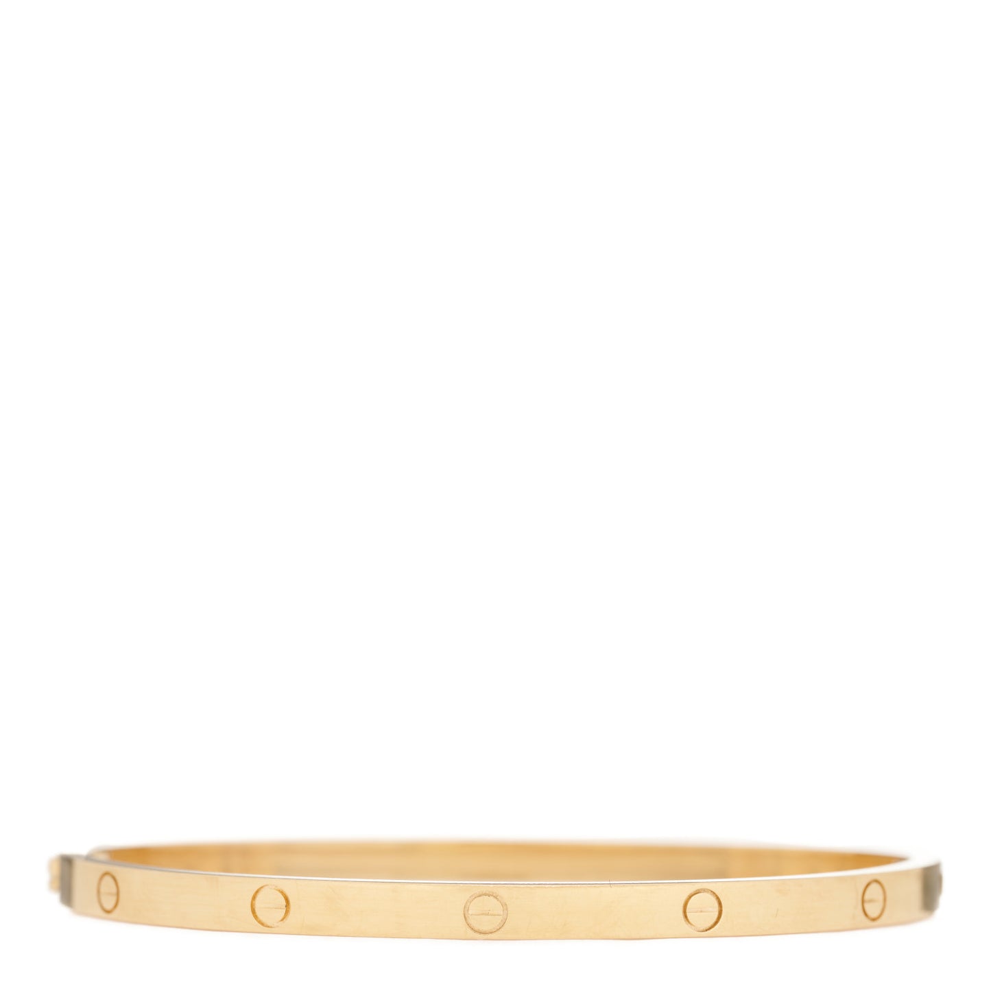 18K Yellow Gold Small LOVE Bracelet 17