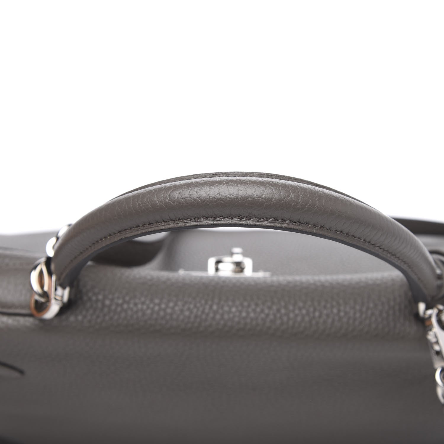 Hermes Taurillon Clemence Kelly Retourne 35 Etain 23 of 30
