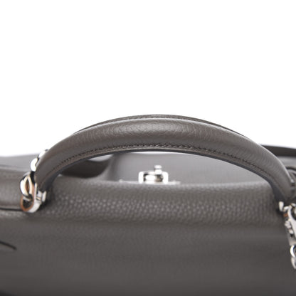 Hermes Taurillon Clemence Kelly Retourne 35 Etain 23 of 30
