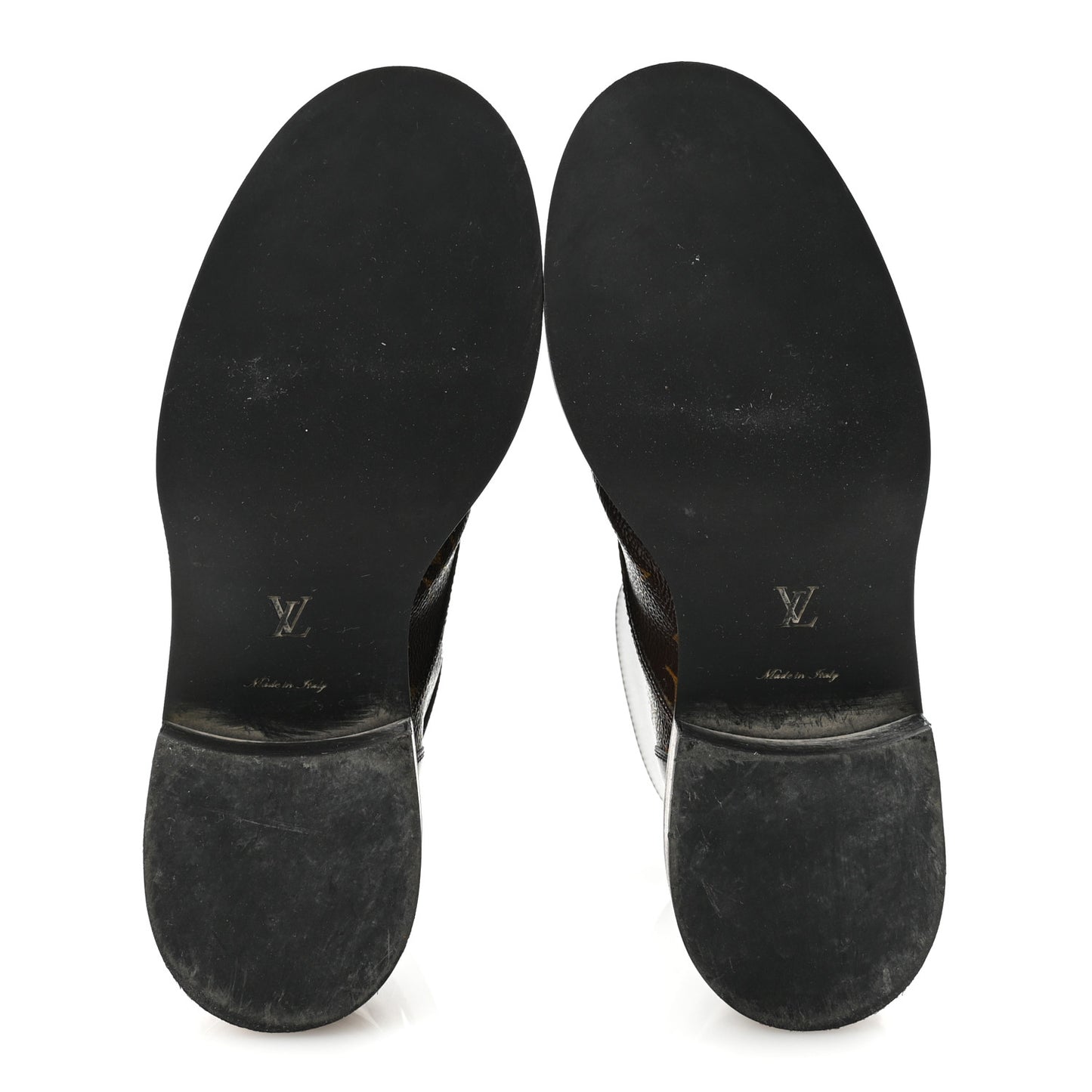 Calfskin Monogram Wonderland Flat Ranger Boots 37 Black