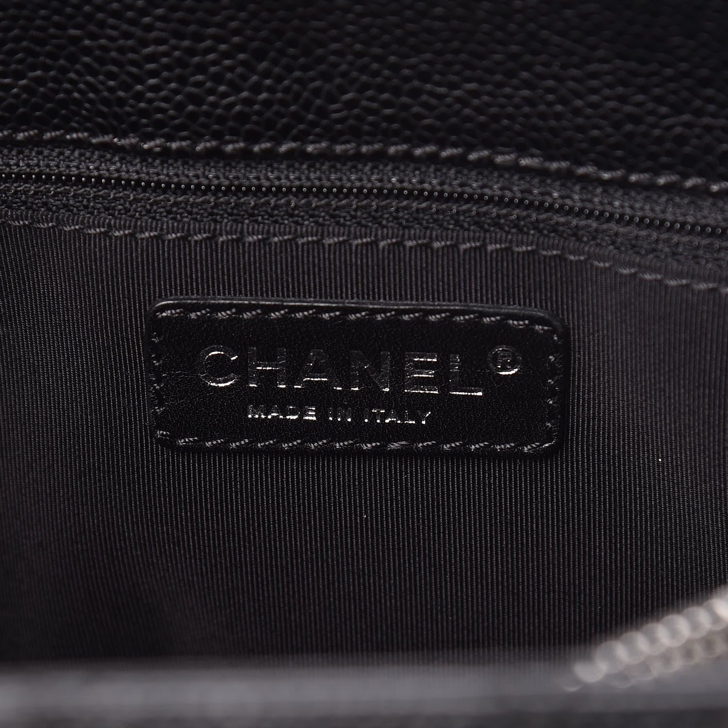 Chanel Caviar Quilted Grand Shopping Tote GST Black 6 of 11