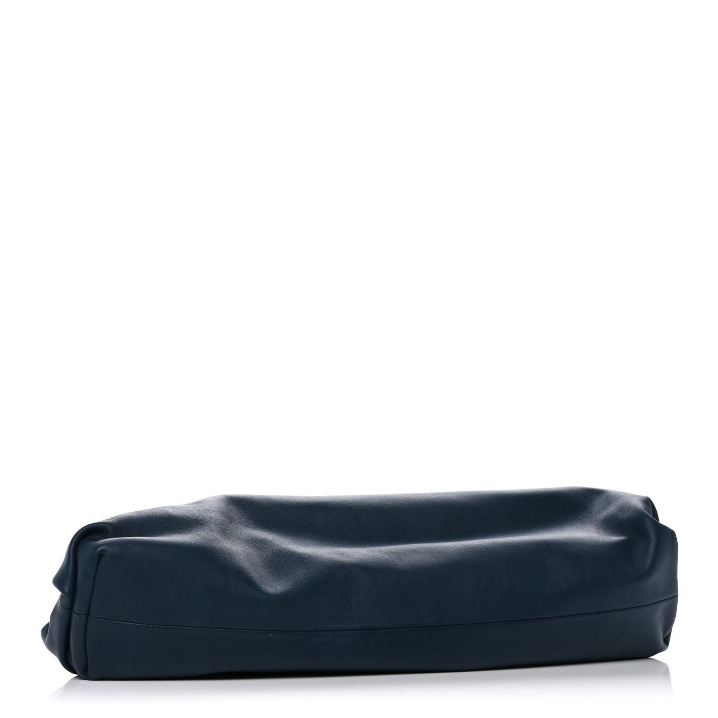Smooth Butter Calf The Pouch Oversized Clutch Deep Blue