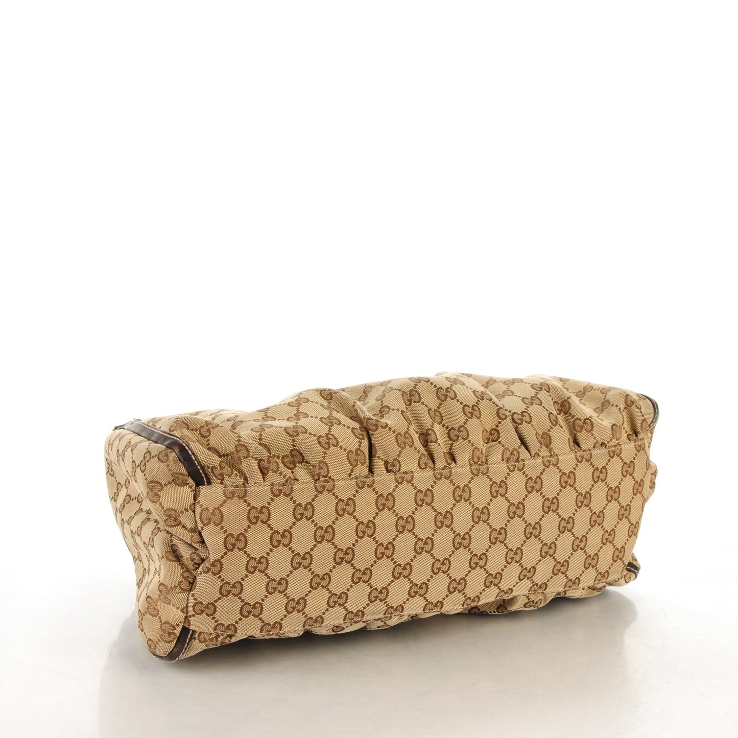 Monogram Large D Gold Hobo Dark Brown