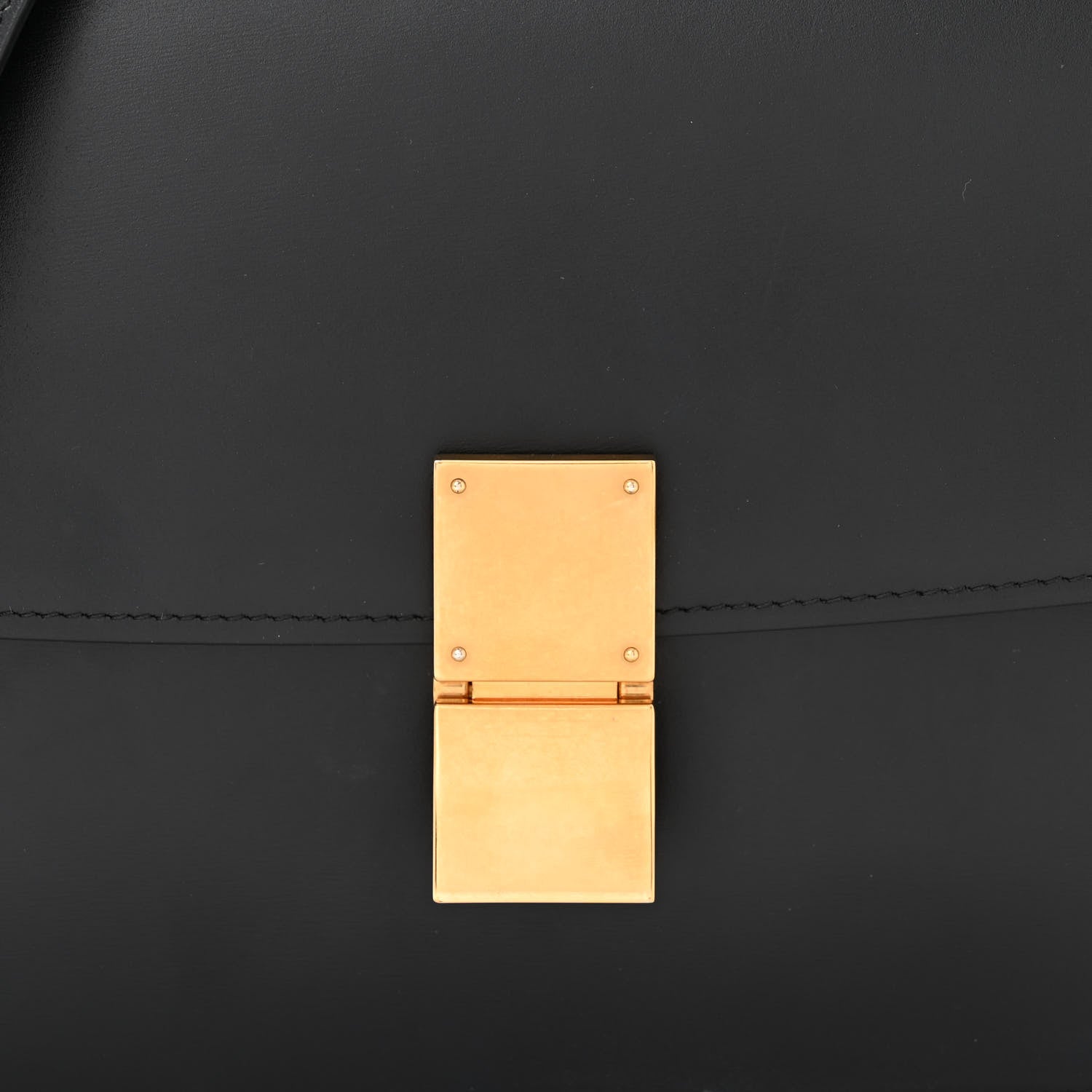 Celine Box Calfskin Medium Classic Box Flap Bag Black 8 of 14