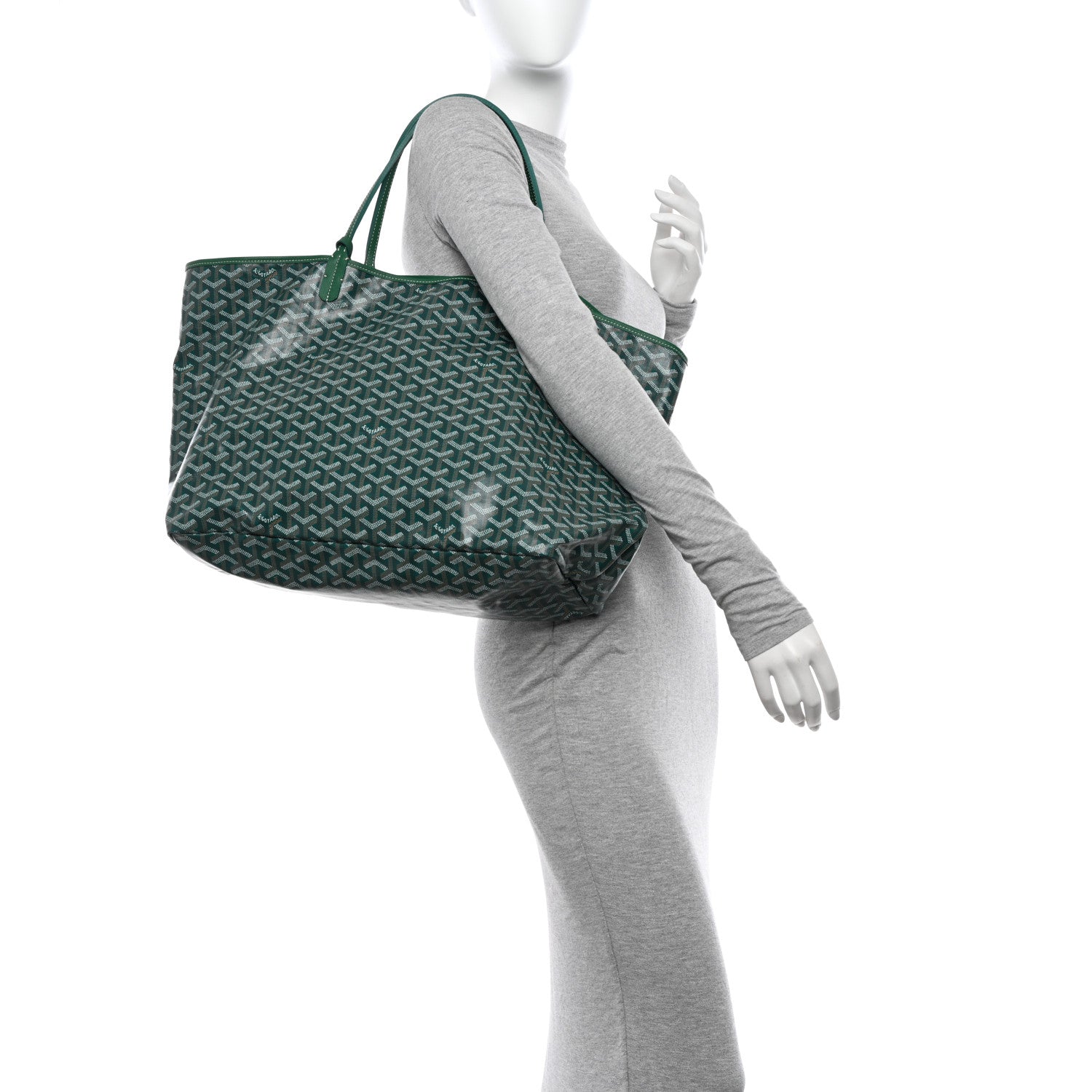 Goyard Goyardine Saint Louis GM Green 2 of 11