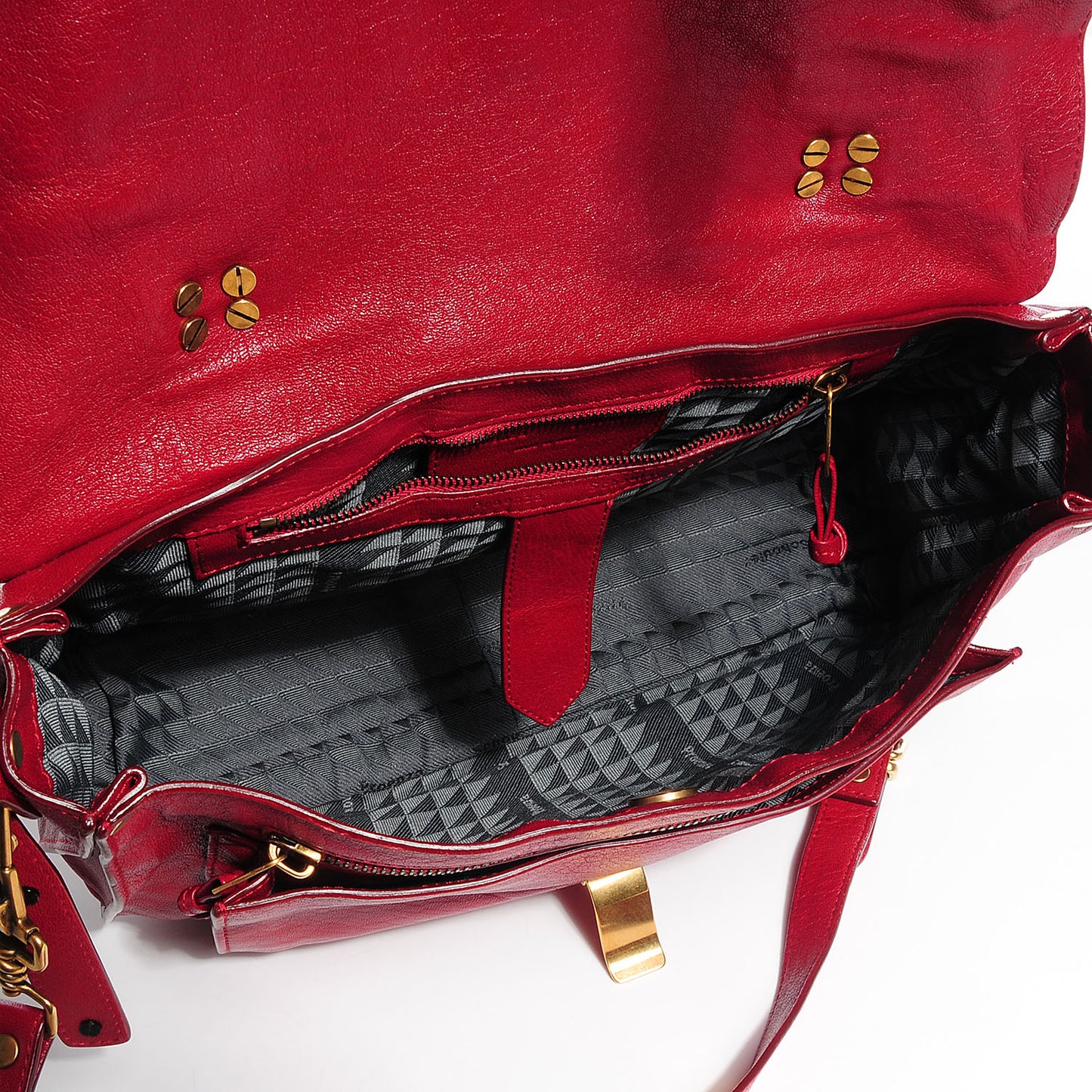 Lambskin Medium PS1 Satchel Chianti