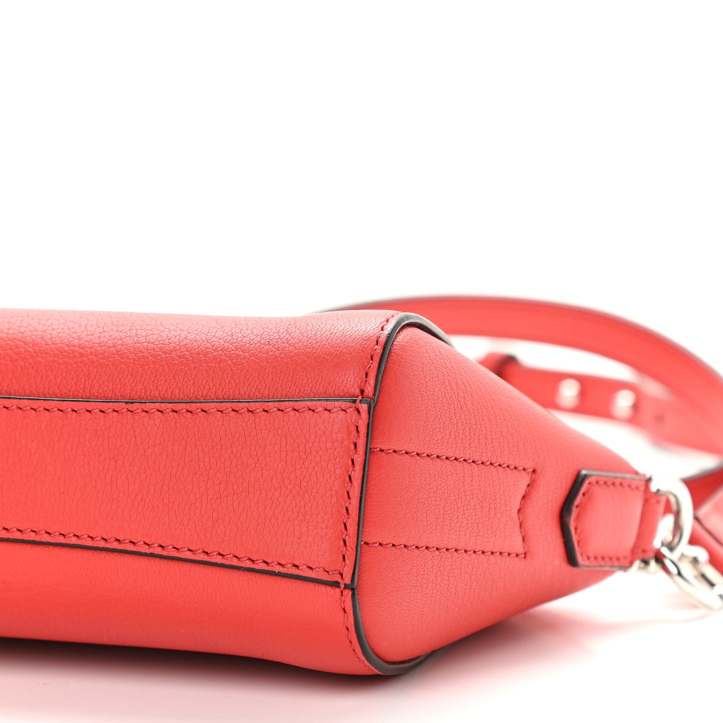 Sugar Goatskin Nano Antigona Light Red