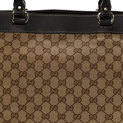 Gucci Monogram Lovely Heart Top Handle Dark Brown 9 of 14